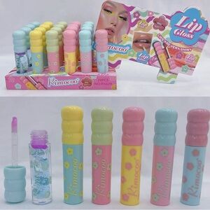 Lip Gloss Set - Pink, Blue, Yellow